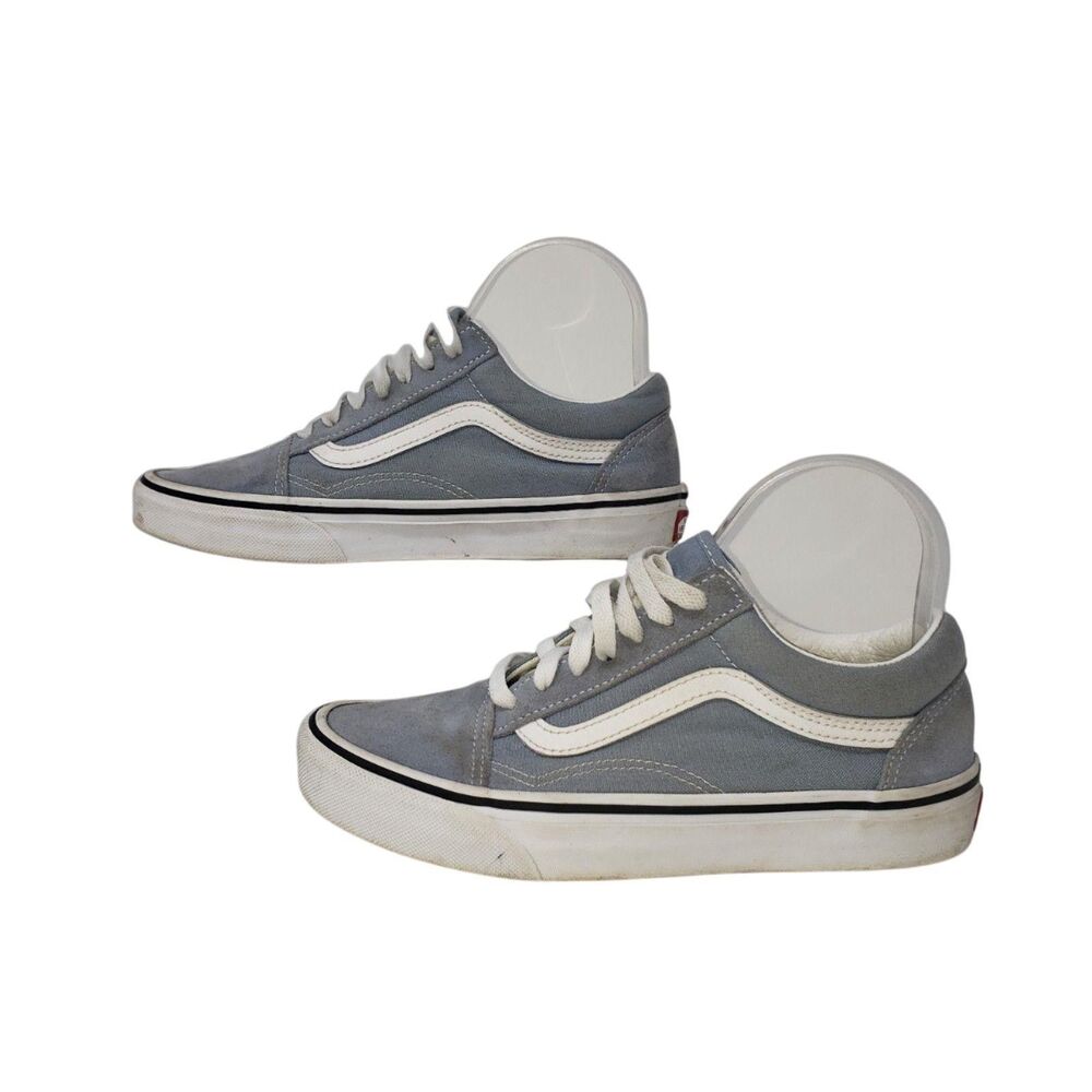 Vans Old Skool Shoes Mens Size 5.5 WomenGray Suede Low Top Skateboarding Lace Up